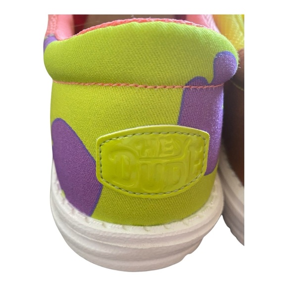 Hey DUDE WALLY Funk SpongeBob Patrick Slip On Shoes Loafer Men’s Size 13 W11 NEW - Picture 4 of 9